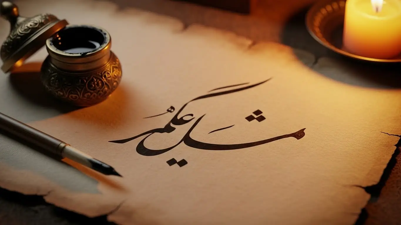 Middle Eastern Names on paper