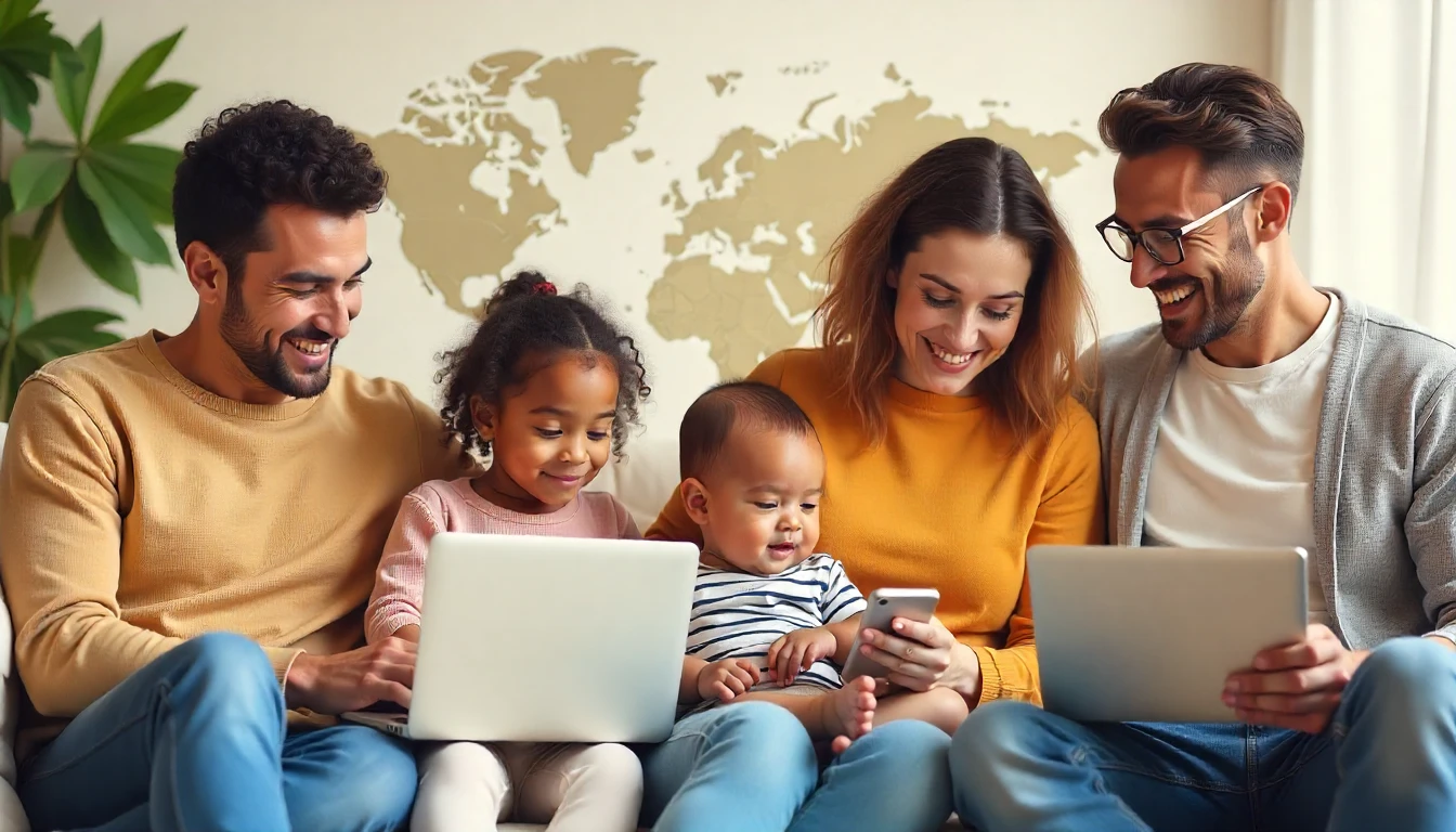 Parents finding the baby modern name